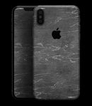 Dark Silver Marble Swirl V8 - iPhone XS MAX, XS/X, 8/8+, 7/7+, 5/5S/SE Skin-Kit (All iPhones Available)