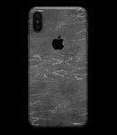 Dark Silver Marble Swirl V8 - iPhone XS MAX, XS/X, 8/8+, 7/7+, 5/5S/SE Skin-Kit (All iPhones Available)