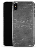 Dark Silver Marble Swirl V8 - iPhone X Clipit Case