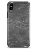 Dark Silver Marble Swirl V8 - iPhone X Clipit Case