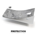 Dark Silver Marble Swirl V9 - Premium Protective Decal Skin-Kit for the Apple Credit Card