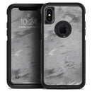 Dark Silver Marble Swirl V9 - Skin Kit for the iPhone OtterBox Cases