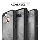 Dark Silver Marble Swirl V9 - Skin Kit for the iPhone OtterBox Cases