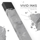 Dark Silver Marble Swirl V9 - Premium Decal Protective Skin-Wrap Sticker compatible with the Juul Labs vaping device