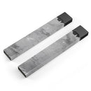 Dark Silver Marble Swirl V9 - Premium Decal Protective Skin-Wrap Sticker compatible with the Juul Labs vaping device