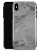 Dark Silver Marble Swirl V9 - iPhone X Clipit Case