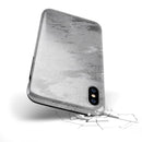 Dark Silver Marble Swirl V9 - iPhone X Swappable Hybrid Case