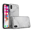 Dark Silver Marble Swirl V9 - iPhone X Swappable Hybrid Case