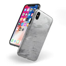 Dark Silver Marble Swirl V9 - iPhone X Swappable Hybrid Case