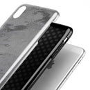 Dark Silver Marble Swirl V9 - iPhone X Swappable Hybrid Case