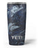 Dark Slate Marble Surface V32 - Skin Decal Vinyl Wrap Kit compatible with the Yeti Rambler Cooler Tumbler Cups