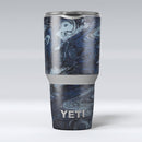 Dark Slate Marble Surface V32 - Skin Decal Vinyl Wrap Kit compatible with the Yeti Rambler Cooler Tumbler Cups