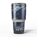 Dark Slate Marble Surface V32 - Skin Decal Vinyl Wrap Kit compatible with the Yeti Rambler Cooler Tumbler Cups