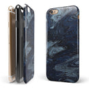 Dark Slate Marble Surface V32 iPhone 6/6s or 6/6s Plus 2-Piece Hybrid INK-Fuzed Case