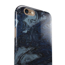 Dark Slate Marble Surface V32 iPhone 6/6s or 6/6s Plus 2-Piece Hybrid INK-Fuzed Case
