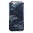 Dark Slate Marble Surface V32 iPhone 6/6s or 6/6s Plus 2-Piece Hybrid INK-Fuzed Case