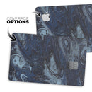 Dark Slate Marble Surface V32 - Premium Protective Decal Skin-Kit for the Apple Credit Card