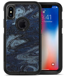 Dark Slate Marble Surface V32 - iPhone X OtterBox Case & Skin Kits