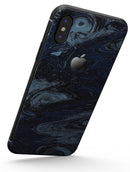 Dark Slate Marble Surface V32 - iPhone X Skin-Kit