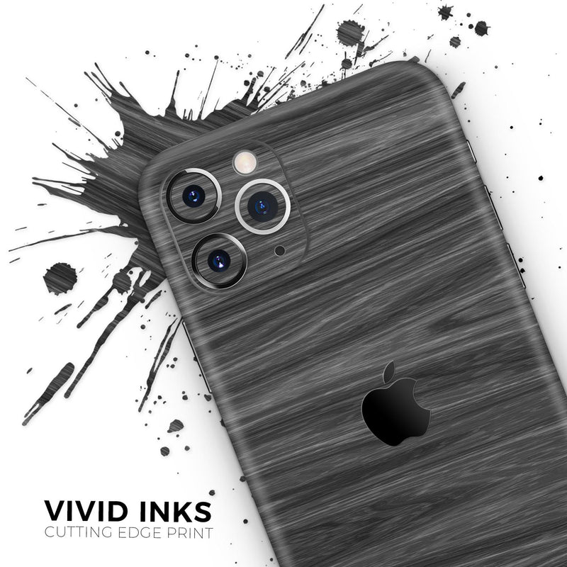 Dark Slate Wood - Skin-Kit compatible with the Apple iPhone 13, 13 Pro Max, 13 Mini, 13 Pro, iPhone 12, iPhone 11 (All iPhones Available)