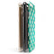 Dark Teal and White Polka Dots Pattern iPhone 6/6s or 6/6s Plus 2-Piece Hybrid INK-Fuzed Case