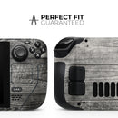 Dark Washed Wood Planks // Vinyl Skin Wrap for Steam Deck OLED & Steam Deck (LCD) — Soft Matte or Ultra Gloss