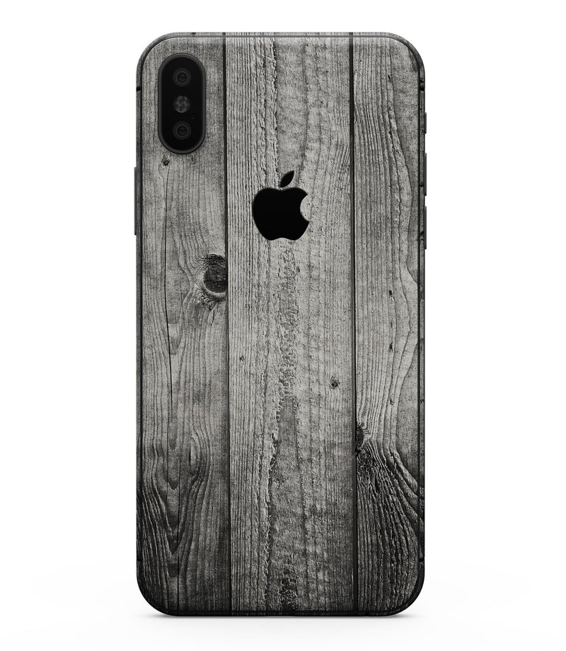 Dark Washed Wood Planks - iPhone XS MAX, XS/X, 8/8+, 7/7+, 5/5S/SE Skin-Kit (All iPhones Available)