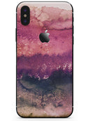 Dark v2bsorbed Watercolor Texture - iPhone X Skin-Kit