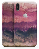 Dark v2bsorbed Watercolor Texture - iPhone X Skin-Kit