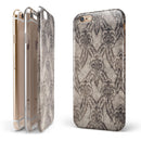 Decadent Draped Damask Pattern iPhone 6/6s or 6/6s Plus 2-Piece Hybrid INK-Fuzed Case