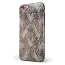 Decadent Draped Damask Pattern iPhone 6/6s or 6/6s Plus 2-Piece Hybrid INK-Fuzed Case