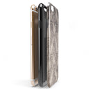 Decadent Draped Damask Pattern iPhone 6/6s or 6/6s Plus 2-Piece Hybrid INK-Fuzed Case