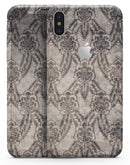 Decadent Draped Damask Pattern - iPhone X Skin-Kit