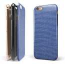 Deep Blue Jean Fabric Pattern  iPhone 6/6s or 6/6s Plus 2-Piece Hybrid INK-Fuzed Case