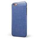 Deep Blue Jean Fabric Pattern  iPhone 6/6s or 6/6s Plus 2-Piece Hybrid INK-Fuzed Case