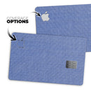Deep Blue Jean Fabric Pattern  - Premium Protective Decal Skin-Kit for the Apple Credit Card