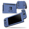 Deep Blue Jean Fabric Pattern  - Skin Wrap Decal for Nintendo Switch Lite Console & Dock - 3DS XL - 2DS - Pro - DSi - Wii - Joy-Con Gaming Controller