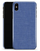Deep Blue Jean Fabric Pattern  - iPhone X Clipit Case