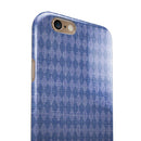 Deep Blue Sea Diamond Pattern iPhone 6/6s or 6/6s Plus 2-Piece Hybrid INK-Fuzed Case