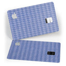 Deep Blue Sea Diamond Pattern - Premium Protective Decal Skin-Kit for the Apple Credit Card