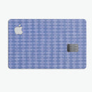 Deep Blue Sea Diamond Pattern - Premium Protective Decal Skin-Kit for the Apple Credit Card