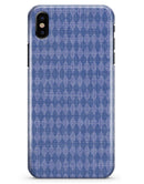 Deep Blue Sea Diamond Pattern - iPhone X Clipit Case