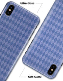 Deep Blue Sea Diamond Pattern - iPhone X Clipit Case