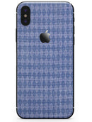 Deep Blue Sea Diamond Pattern - iPhone X Skin-Kit