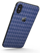 Deep Blue Sea Diamond Pattern - iPhone X Skin-Kit