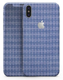 Deep Blue Sea Diamond Pattern - iPhone X Skin-Kit