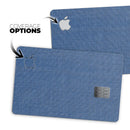 Deep Blue Sea Fabric - Premium Protective Decal Skin-Kit for the Apple Credit Card
