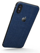 Deep Blue Sea Fabric - iPhone X Skin-Kit
