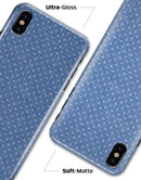 Deep Blue Sea Micro Dots  - iPhone X Clipit Case