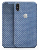 Deep Blue Sea Micro Dots  - iPhone X Skin-Kit